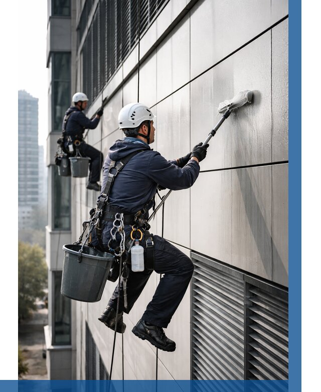 Мойка вентилируемого фасада в Североуральске от 258 р. | ВЫСОТНИК-Сву