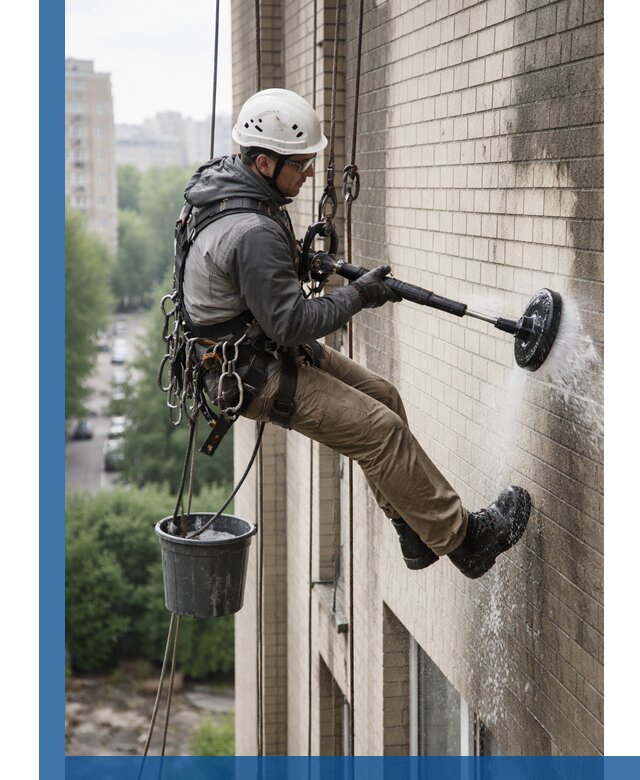 Очистка фасада от копоти в Североуральске профессионально и безопасно