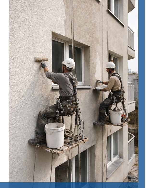 Нанесение короеда на фасад в Североуральске от 464 р. | ВЫСОТНИК-Сву