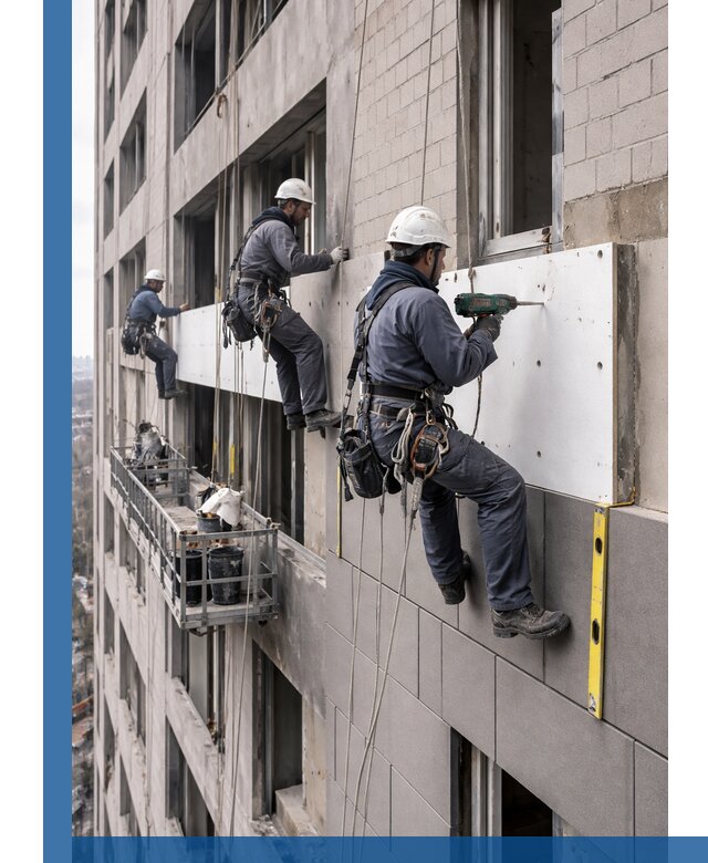 Монтаж фасадных термопанелей высокого качества в Североуральске