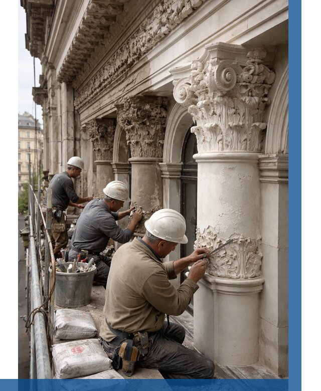 Реставрация фасадной лепнины в Североуральске от 2575 р. | ВЫСОТНИК-Сву