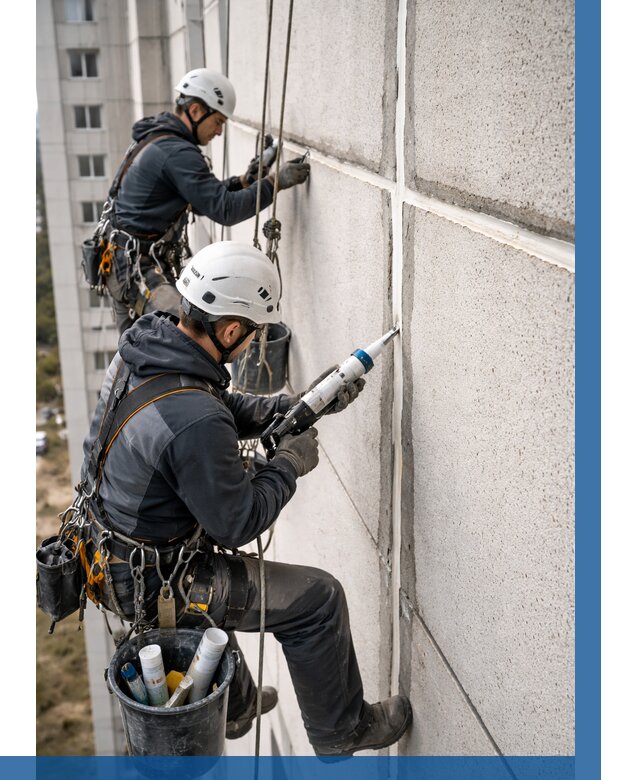 Герметизация межпанельных швов в Североуральске от 721 р. | ВЫСОТНИК-Сву
