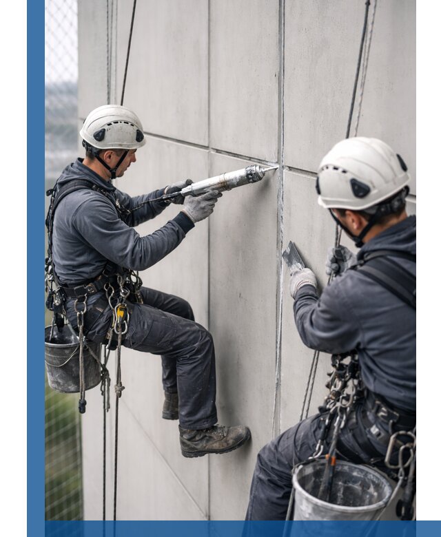 Первичная герметизация швов фасадов и кровель в Североуральске