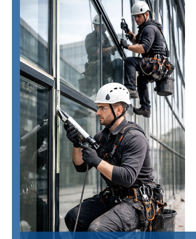 Герметизация витражных швов в Североуральске для зданий и фасадов