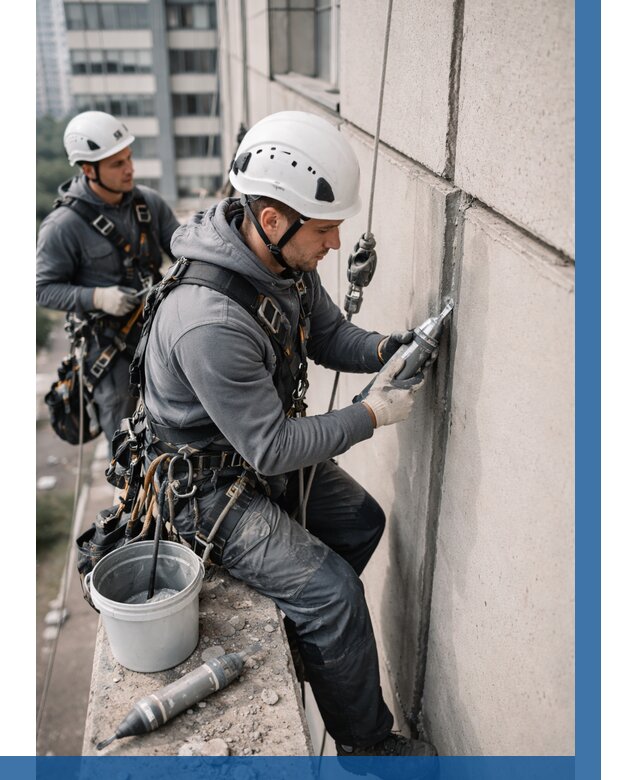 Ремонт деформационных швов здания в Североуральске от 1030 р. | ВЫСОТНИК-Сву