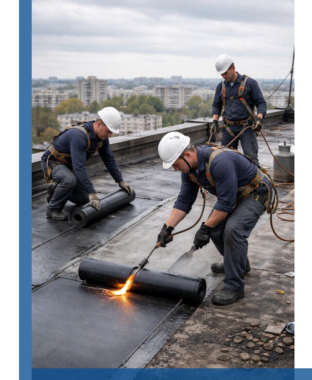 Ремонт наплавляемой кровли в Североуральске качественно и надежно