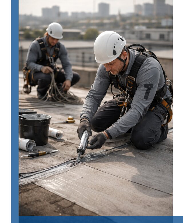 Аварийное и капитальное устранение протечек кровли в Североуральске