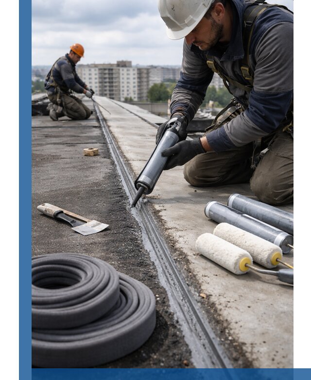 Герметизация швов кровли в Североуральске с гарантией герметичности