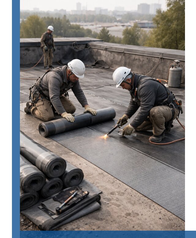 Монтаж мягкой кровли в Североуральске профессионально и надежно