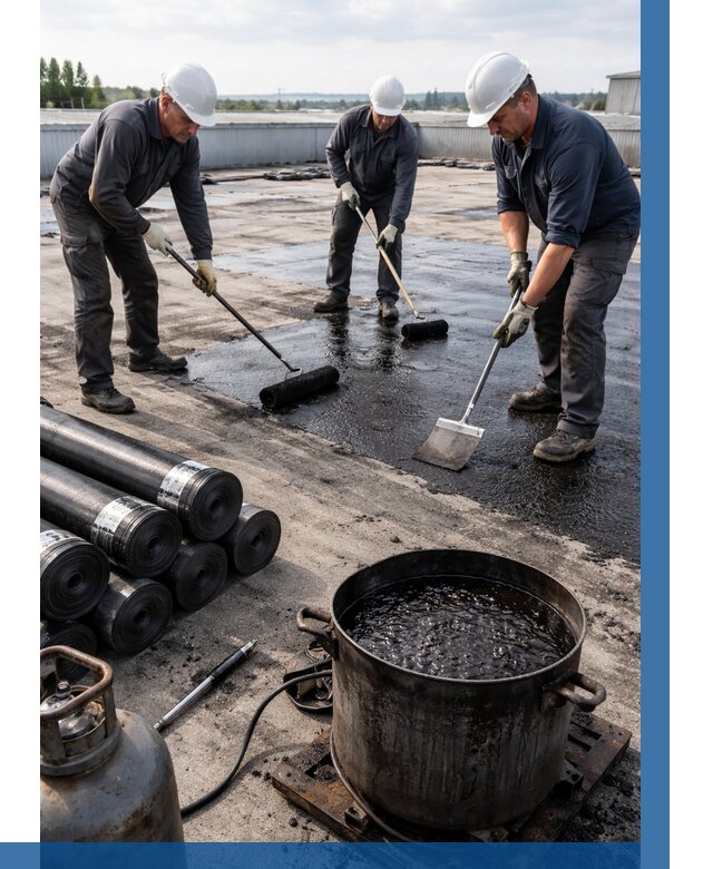 Гидроизоляция кровли мастикой в Североуральске от 618 р. | ВЫСОТНИК-Сву