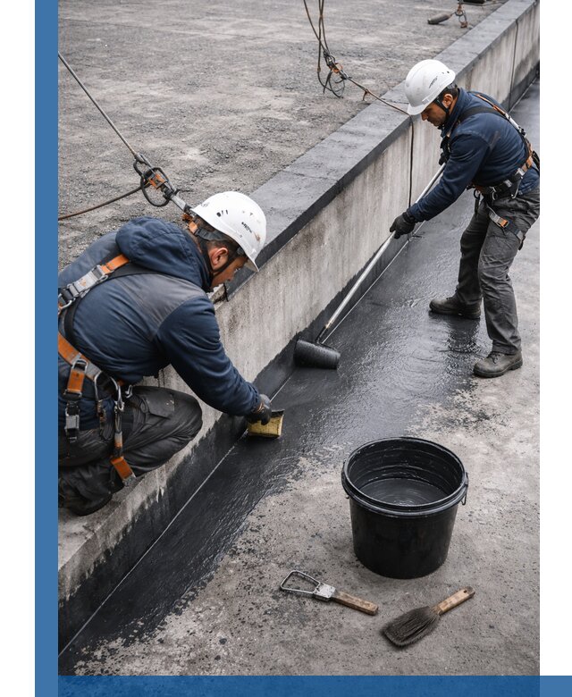 Гидроизоляция кровли жидкой резиной профессионально в Североуральске