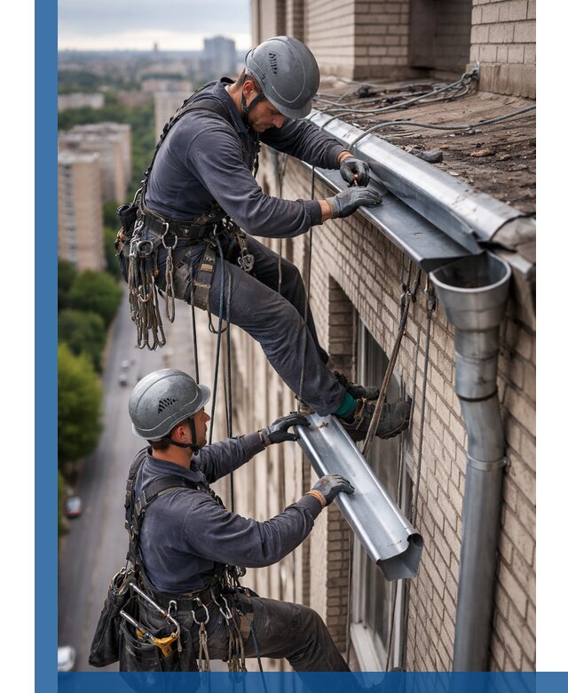 Ремонт водосточных желобов в Североуральске, быстро и качественно