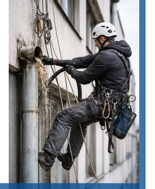 Прочистка водосточных труб в Североуральске от 3605 р. | ВЫСОТНИК-Сву