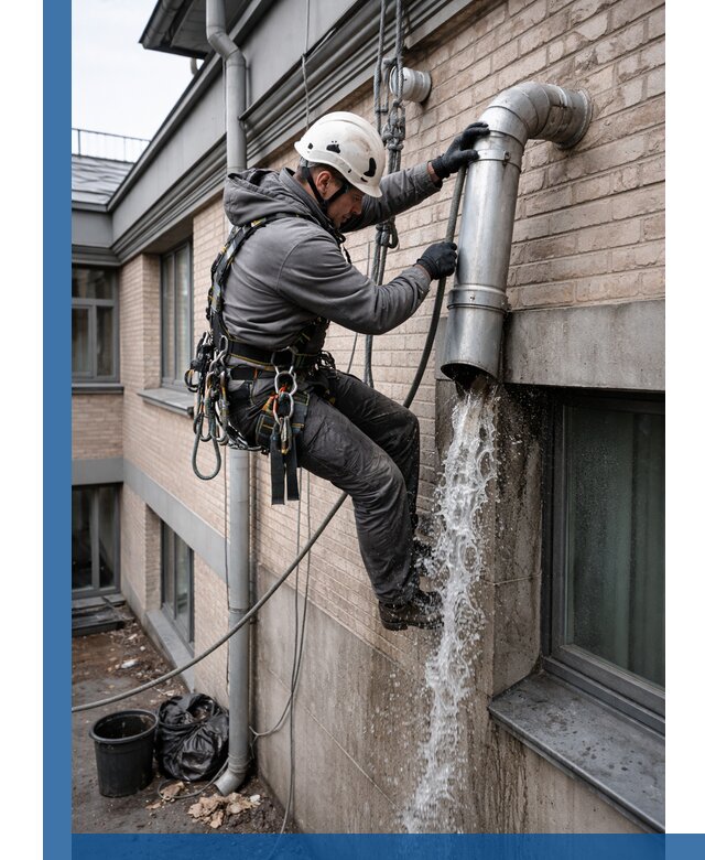 Профессиональная прочистка водосточных труб в Североуральске с гарантией