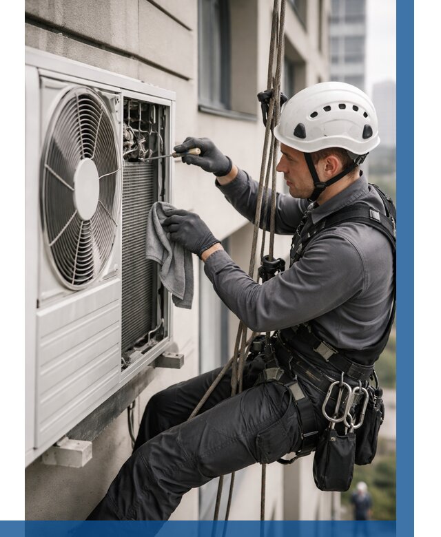 Обслуживание внешнего блока кондиционера в Североуральске от 2781 р.ВЫСОТНИК-Сву