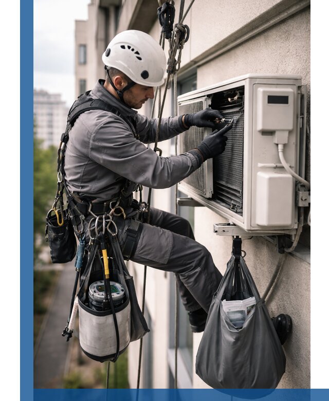 Обслуживание внешнего блока кондиционера в Североуральске профессионально