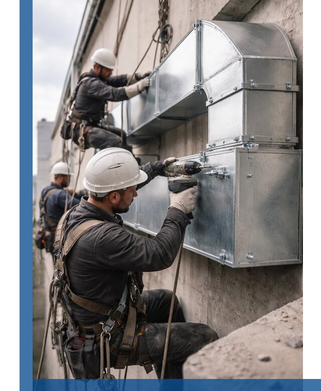 Профессиональный монтаж вентиляционных коробов в Североуральске под ключ