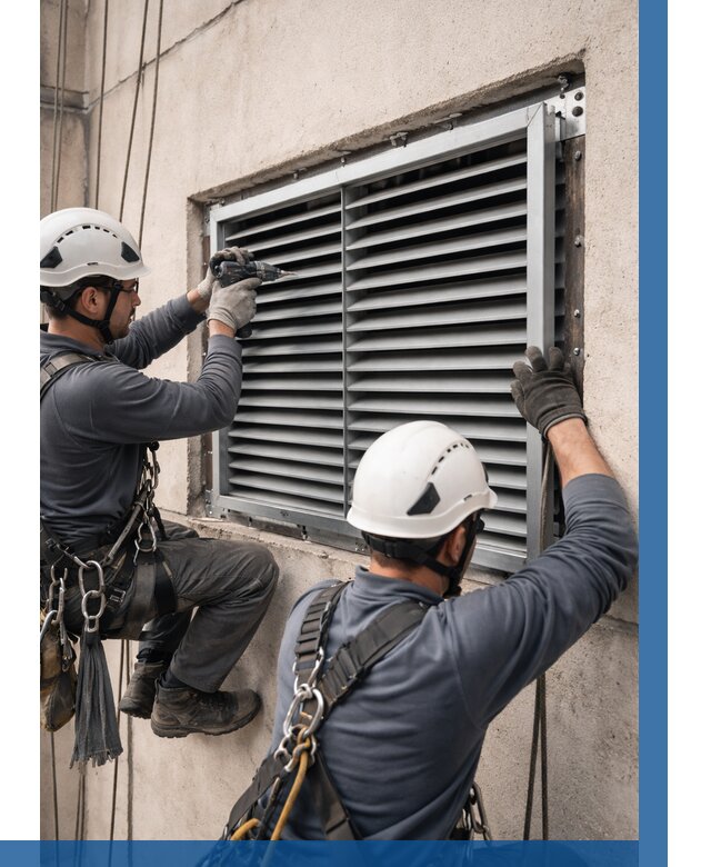 Монтаж вентиляционных решеток в Североуральске от 4635 р. | ВЫСОТНИК-Сву