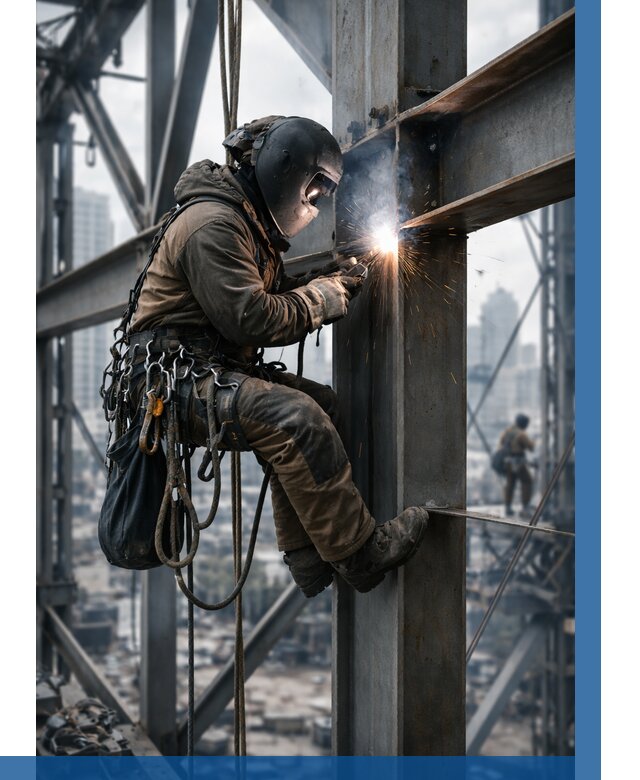 Высотные сварочные работы в Североуральске от 3605 р. | ВЫСОТНИК-Сву