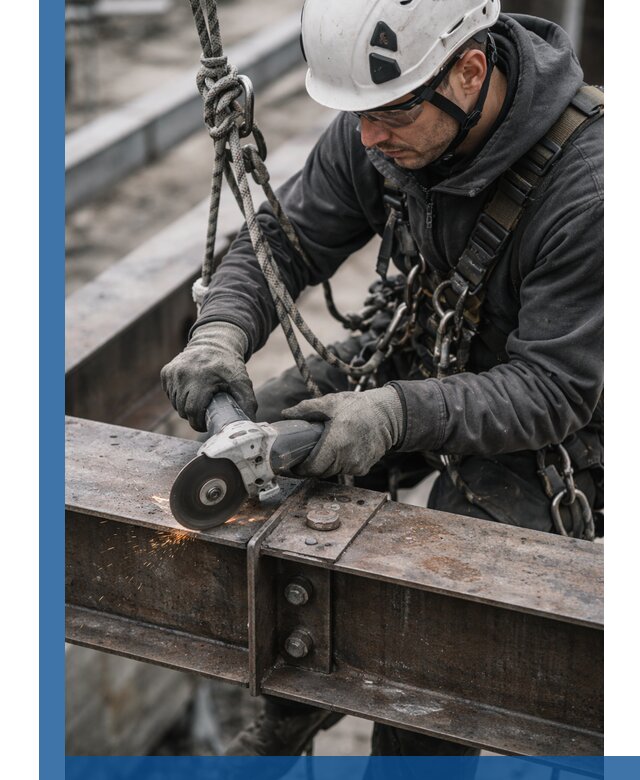 Резка металла на высоте в Североуральске для зданий и конструкций