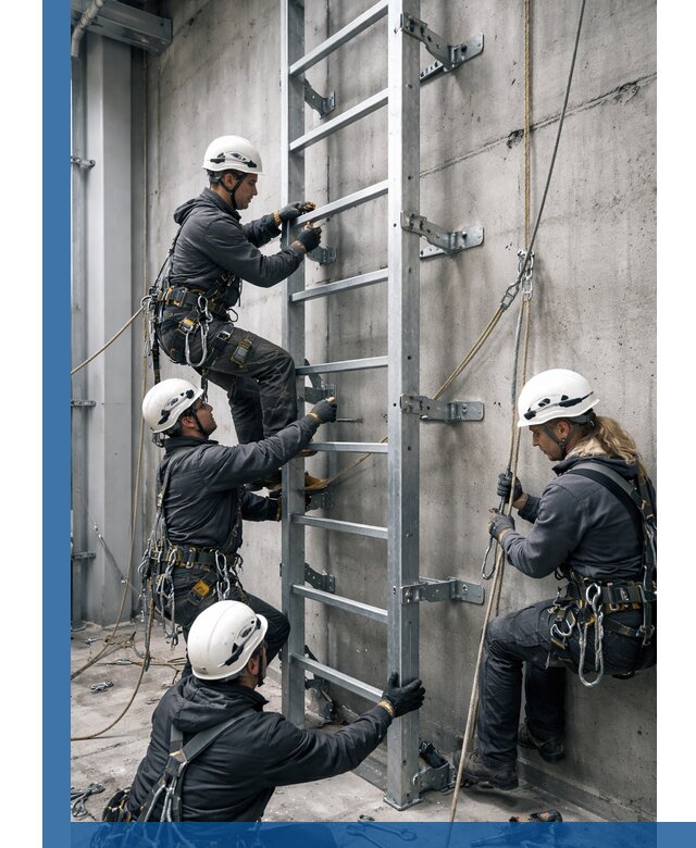 Монтаж металлических лестниц в Североуральске под ключ со гарантией
