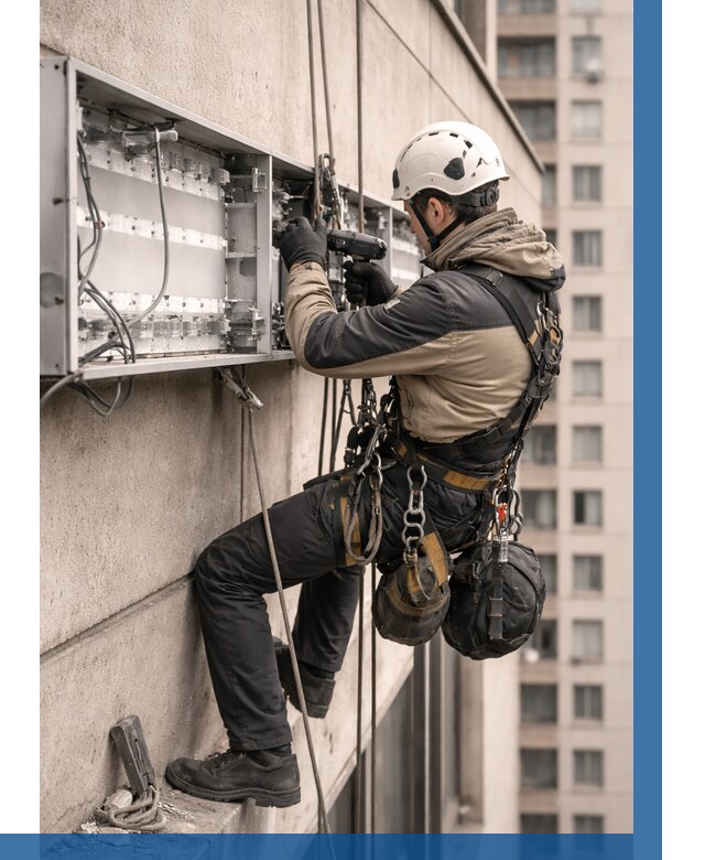 Ремонт вывески на высоте в Североуральске от 4635 р. | ВЫСОТНИК-Сву