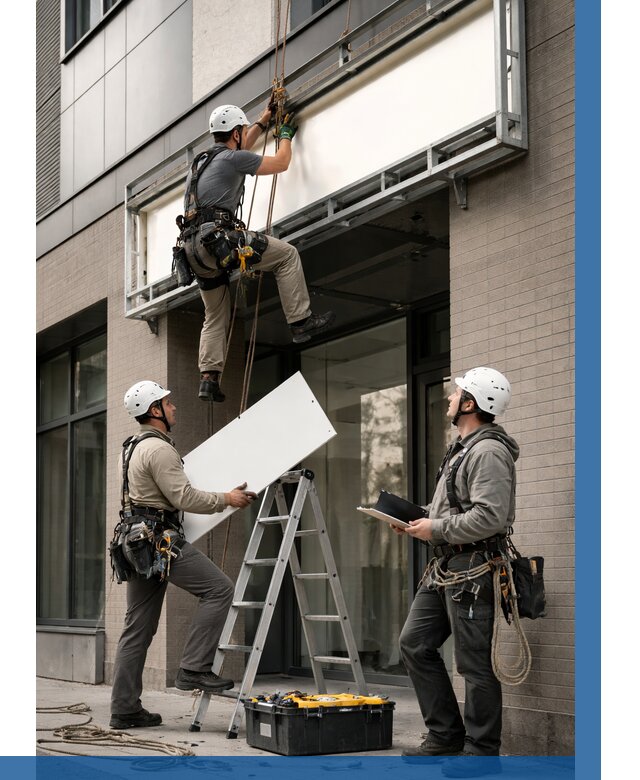 Монтаж светового короба в Североуральске от 6696 р. | ВЫСОТНИК-Сву