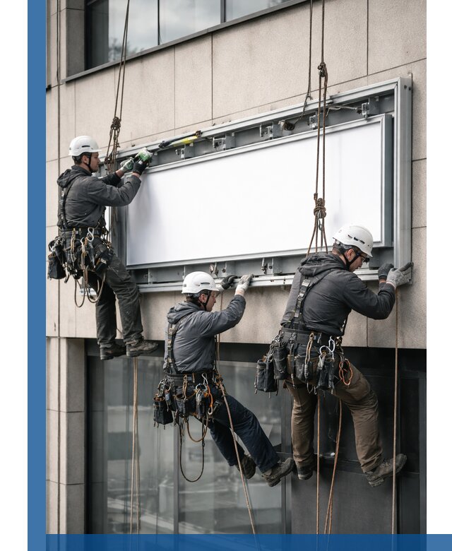 Профессиональный монтаж светового короба под ключ в Североуральске