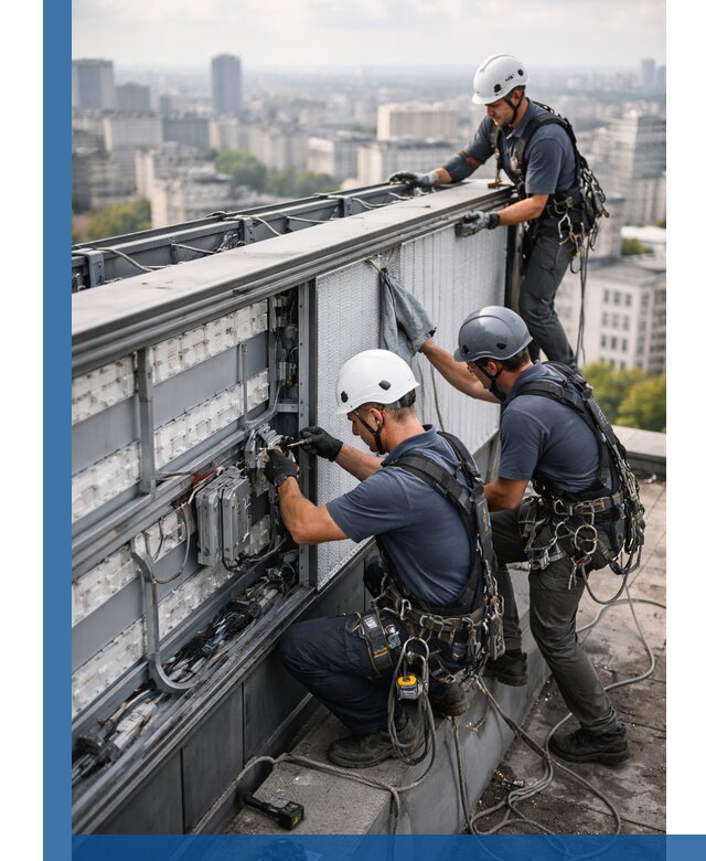 Профессиональное обслуживание крышной рекламы в Североуральске под ключ