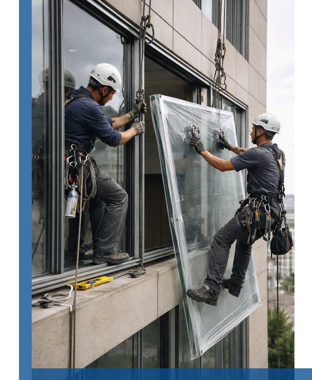 Профессиональная замена стекла в витраже в Североуральске с гарантией