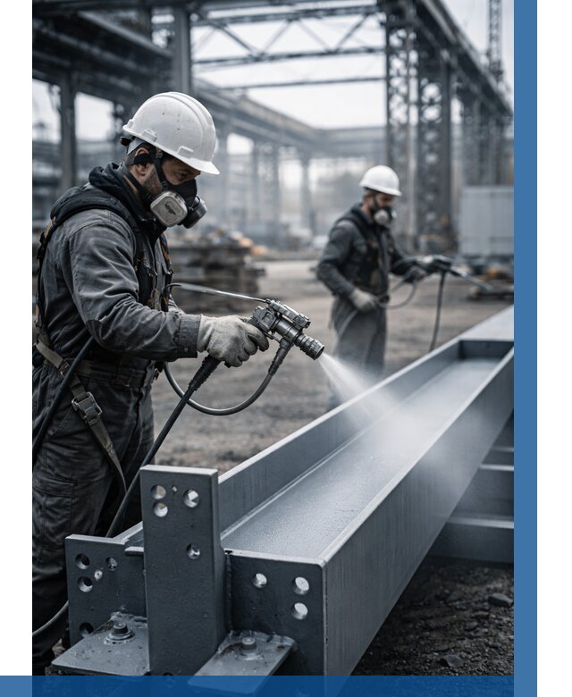 Антикорроз. обработка металлоконстр. в Североуральске от 464 р. | ВЫСОТНИК-Сву