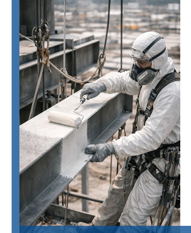 Профессиональная огнезащитная обработка металлоконструкций в Североуральске