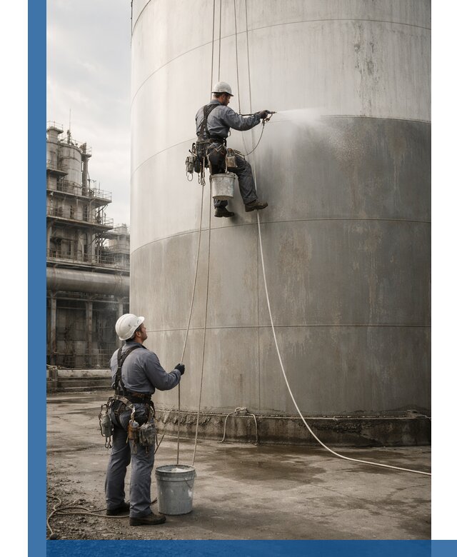 Покраска стальных резервуаров и емкостей в Североуральске профессионально