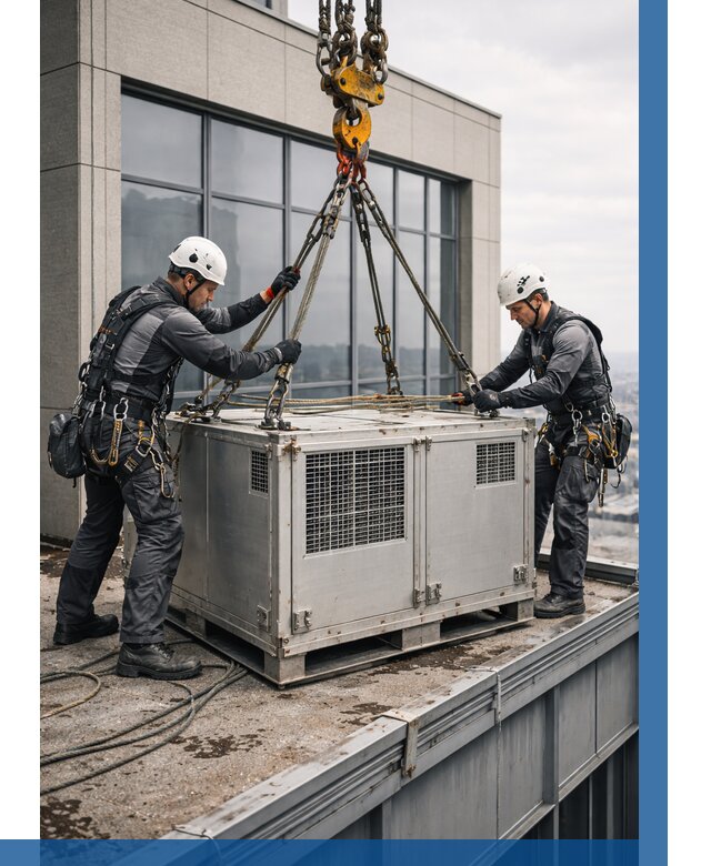 Такелажные работы на высоте в Североуральске от 8241 р. | ВЫСОТНИК-Сву