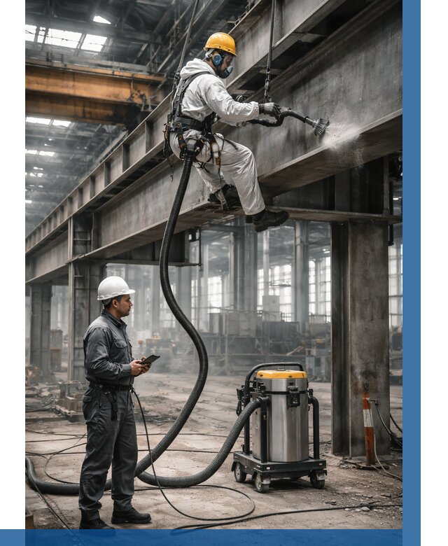 Обеспыливание конструкций в цехе в Североуральске от 4326 р. | ВЫСОТНИК-Сву