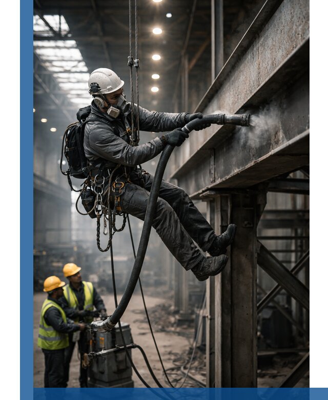 Обеспыливание конструкций в цехах промышленного производства в Североуральске