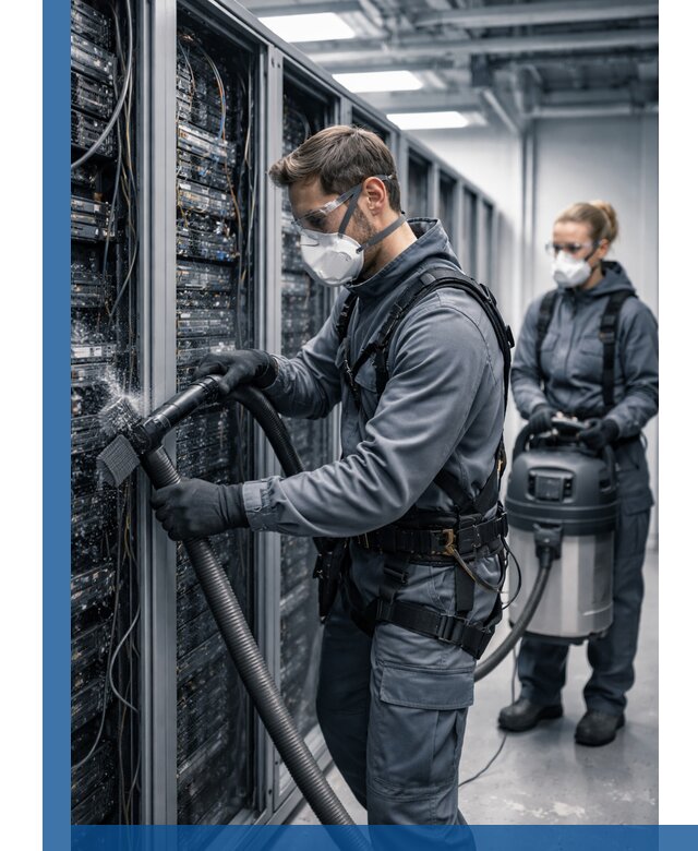 Обеспыливание серверной комнаты в Североуральске, профессиональная очистка