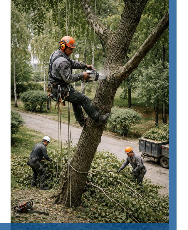 Кронирование деревьев в Североуральске от 6696 р. | ВЫСОТНИК-Сву