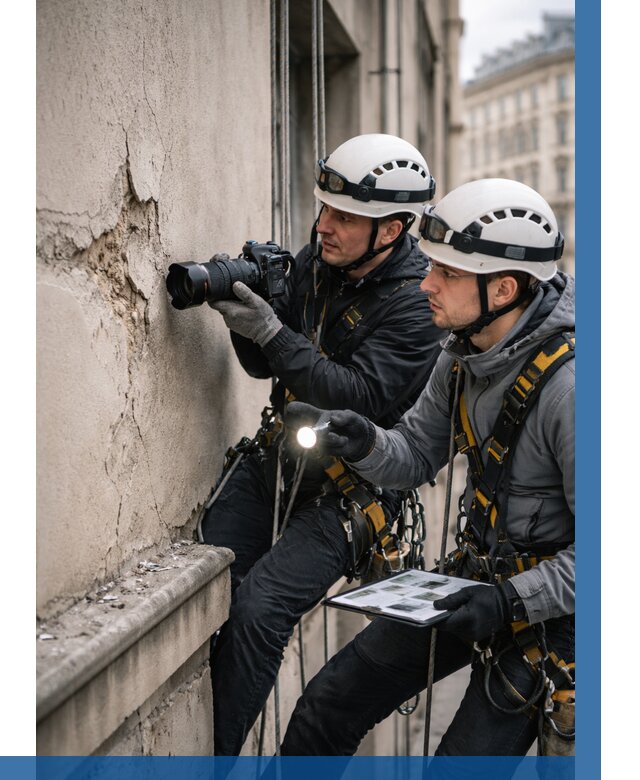 Фотофиксация дефектов фасада в Североуральске от 4635 р. | ВЫСОТНИК-Сву