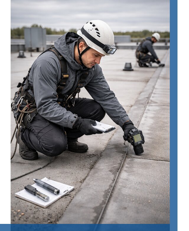 Обследование кровли на протечки в Североуральске от 4635 р. | ВЫСОТНИК-Сву